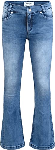 Blue Effect Mädchen Flared Jeans Hose Slim fit, Größe:134, Farbe:medium Blue von Blue Effect