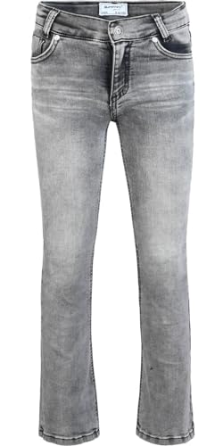 Blue Effect Mädchen Flared Jeans Hose Slim fit, Größe:140, Farbe:Light Black von Blue Effect