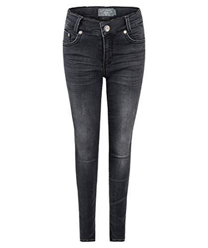 Blue Effect Mädchen High Waist Jeans Ultra Stretch Slim 1192-1167, Schwarz (Black Soft Used 9598) 176, Farbe:Schwarz (Black Soft Used 9598), Größe:146S von Blue Effect