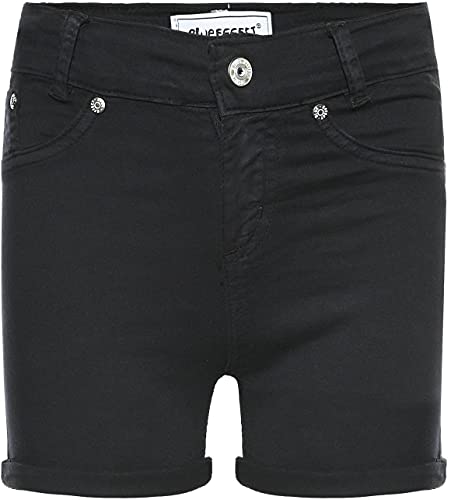 Blue Effect Mädchen Jeans Short High Waist, Regular, schwarz, 140 von Blue Effect