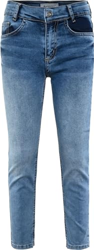 Blue Effect Mädchen Straight Jeans Hose Slim fit, Größe:134, Farbe:medium Blue von Blue Effect
