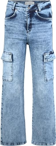 Blue Effect Mädchen Wide Leg Cargojeans Slim fit, Größe:146, Farbe:medium Blue von Blue Effect