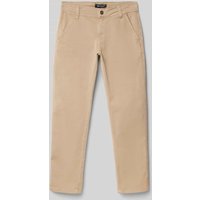 Blue Effect Regular Fit Chino mit Baumwoll-Anteil in Sand, Größe 164 von Blue Effect