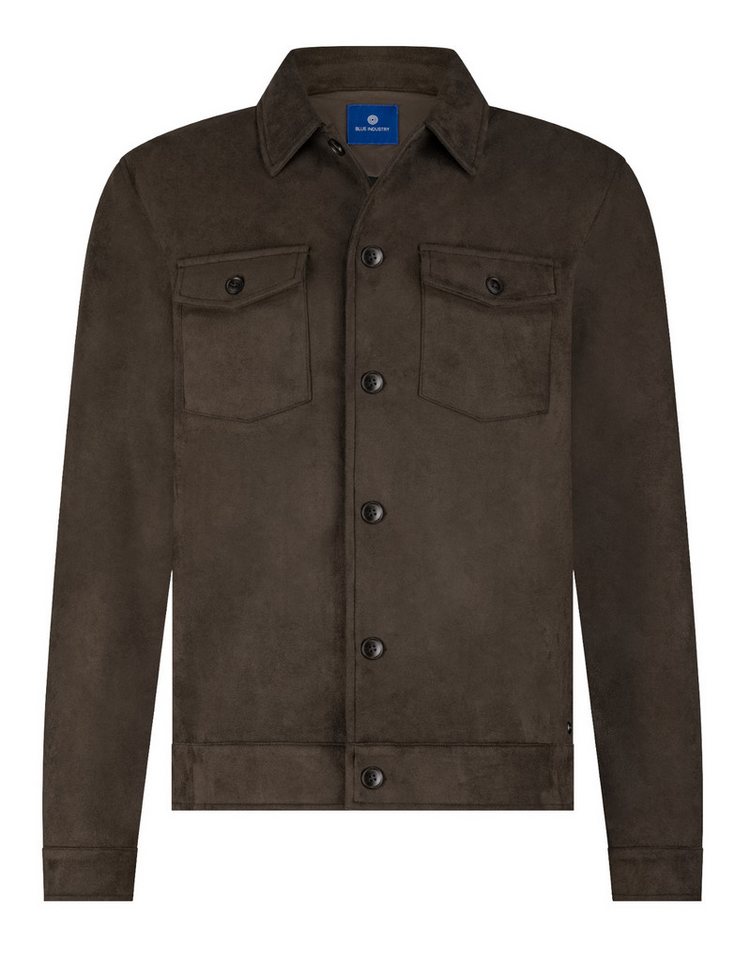 Blue Industry Lebelz Cornelius Hemdjacke Blue Industry Hemdjacke Wildlederoptik (1-St) von Blue Industry Lebelz Cornelius