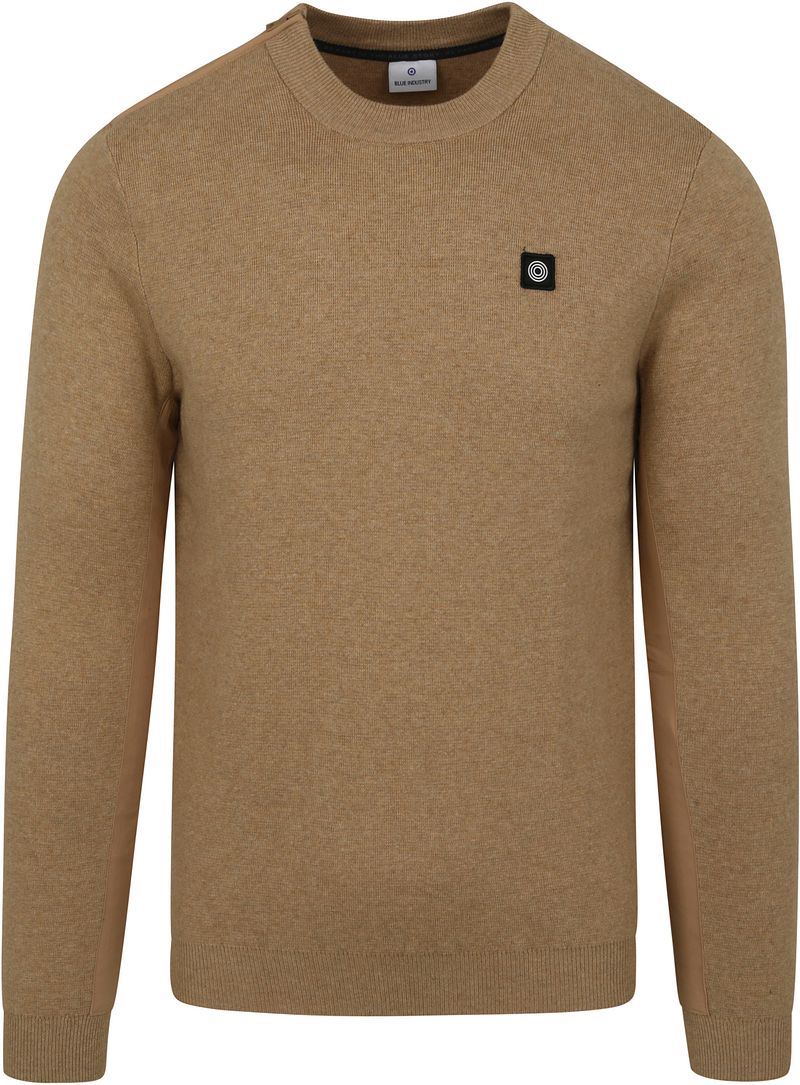 Blue Industry Pullover Beige Reißverschluss - Größe XXL von Blue Industry