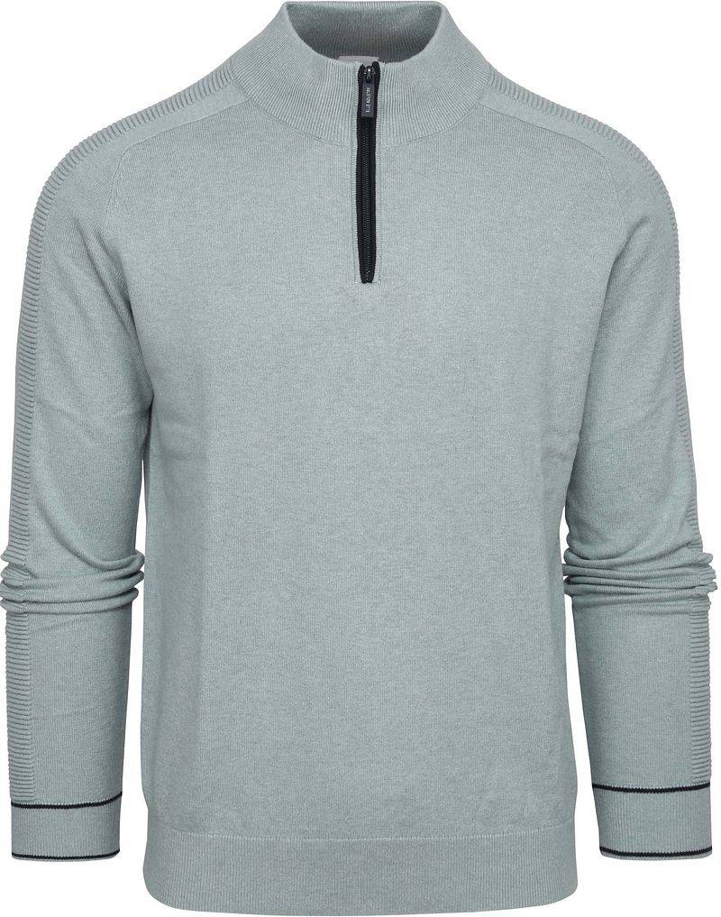 Blue Industry Half Zip Pullover Hellgrün - Größe XXL von Blue Industry