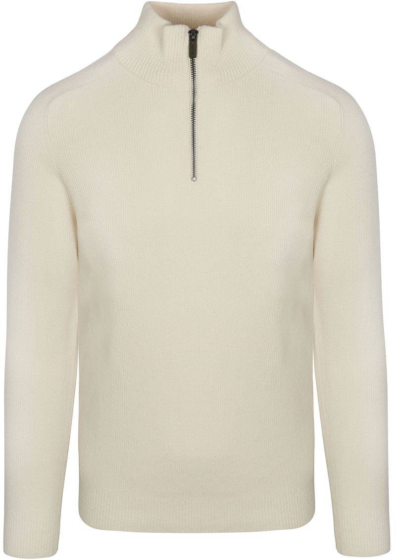 Blue Industry Half Zip Pullover Off White - Größe XL von Blue Industry