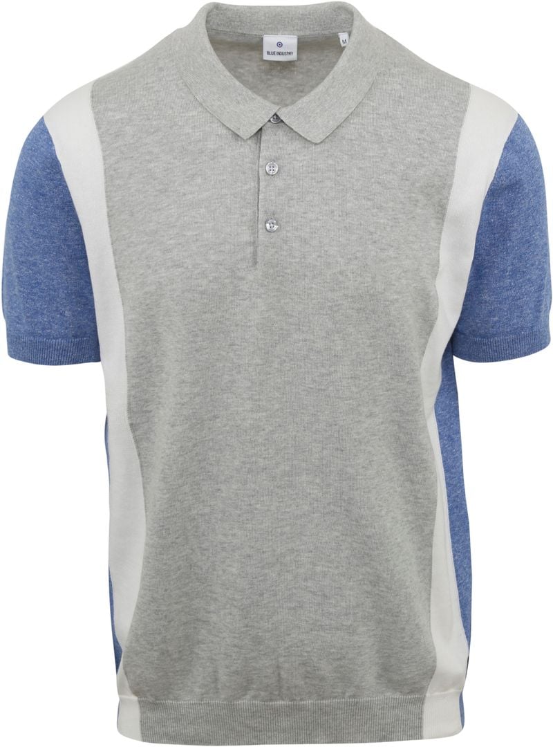 Blue Industry M18 Polo Shirt Grau - Größe L von Blue Industry