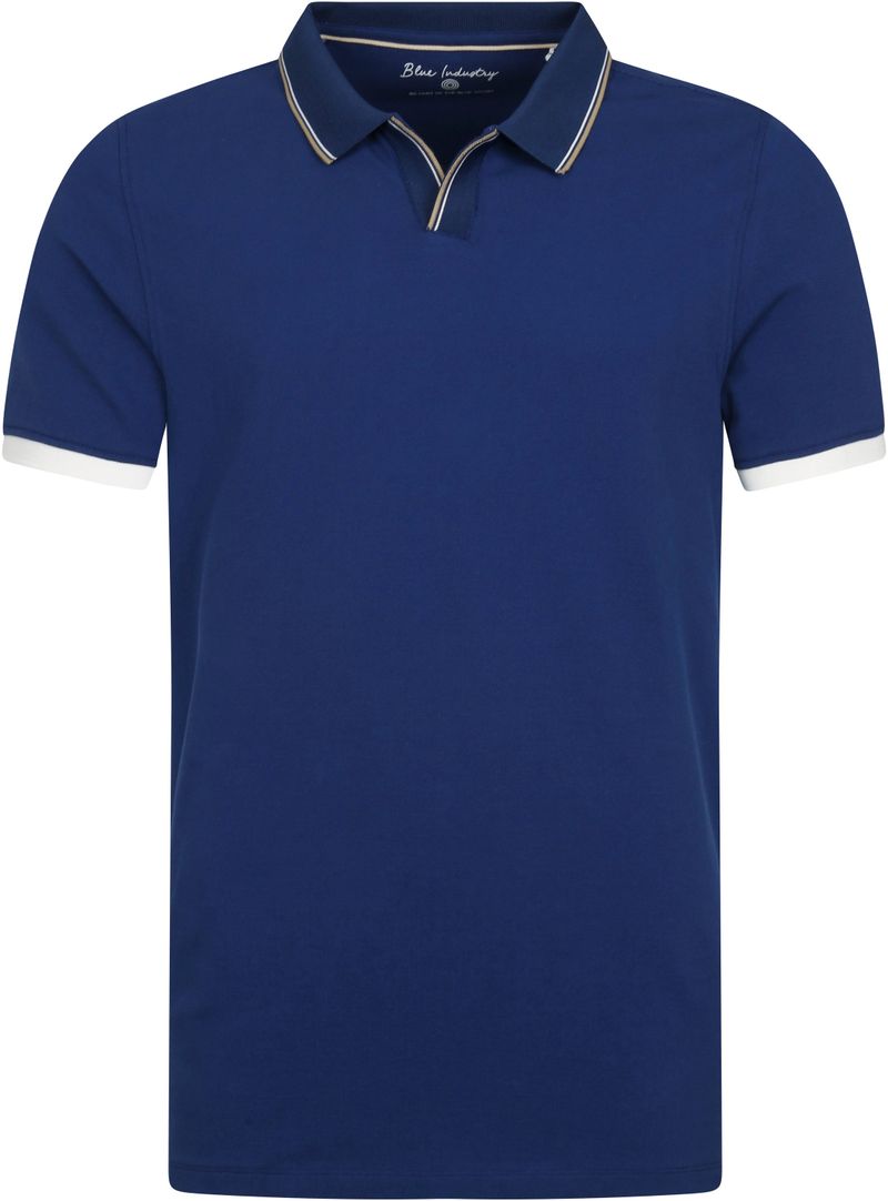 Blue Industry M28 Polo Shirt Blau - Größe XXL von Blue Industry