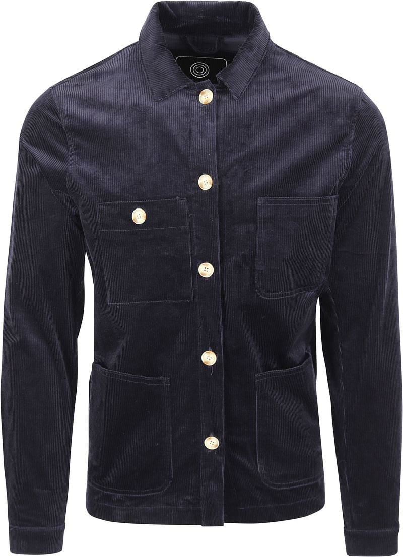 Blue Industry Overshirt Cord Dunkelblau - Größe S von Blue Industry