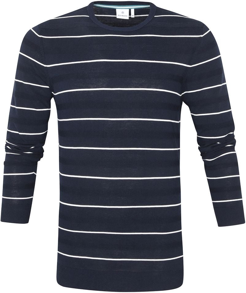 Blue Industry Pull Stripe Navy - Größe S von Blue Industry