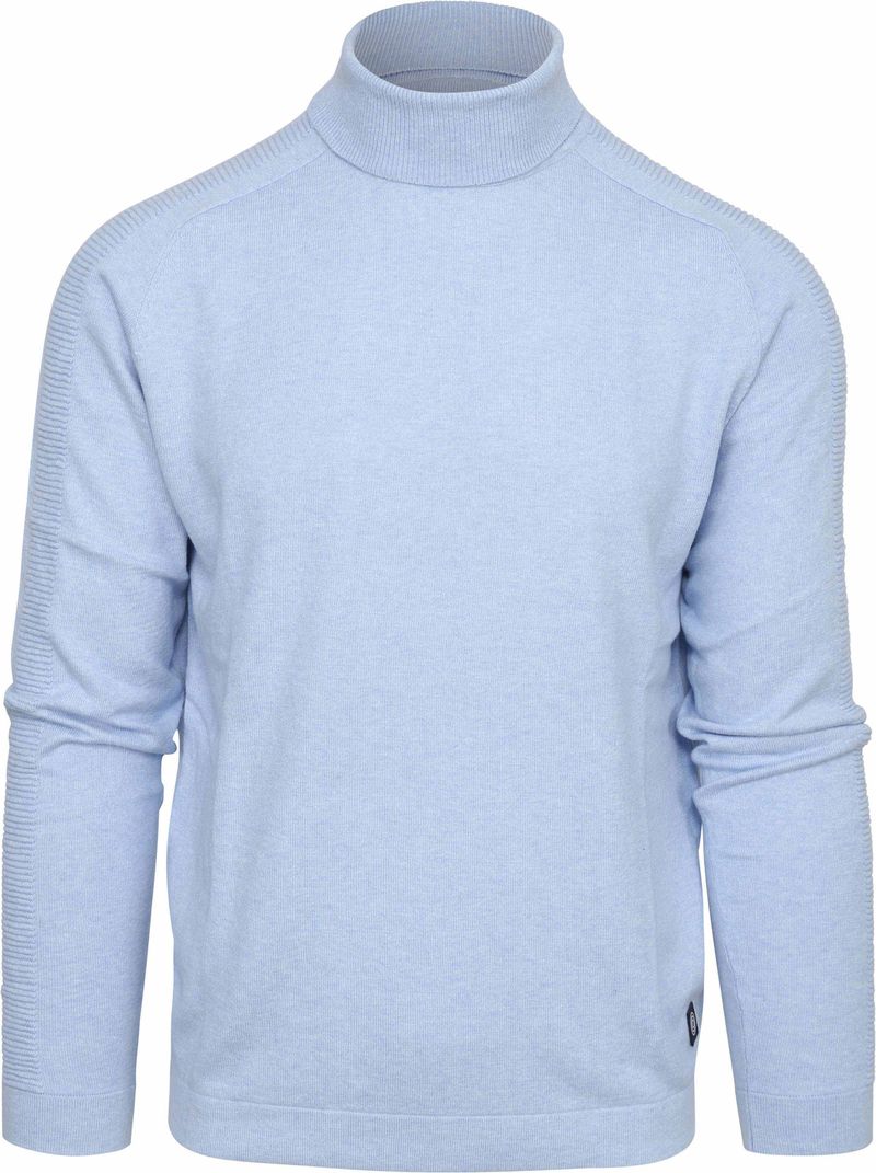 Blue Industry Rollkragenpullover Hellblau - Größe XXL von Blue Industry