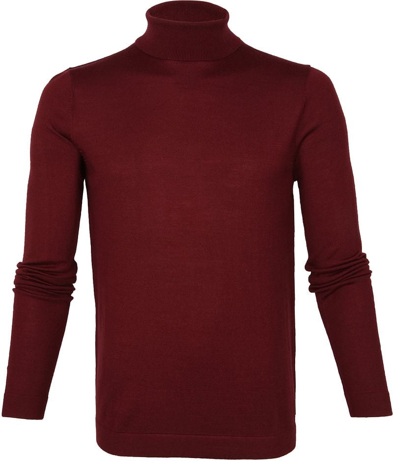 Profuomo Rollkragen Pullover Bordeaux - Größe XXL von Blue Industry