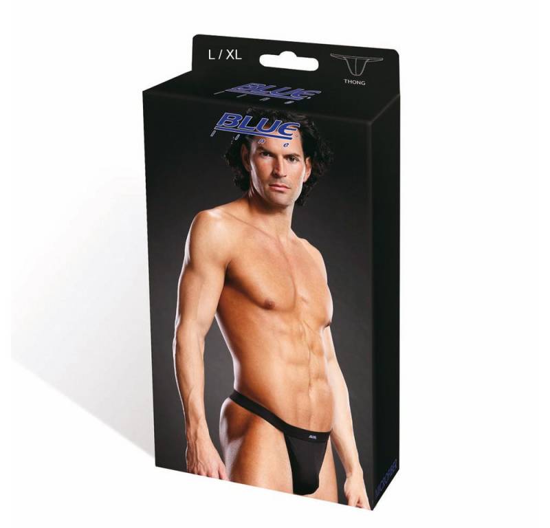 Blue Line String BLUE LINE Performance Microfiber Thong blk L/XL narrow waistband von Blue Line