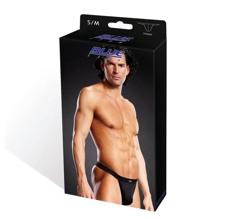 Blue Line String BLUE LINE Performance Microfiber Thong blk S/M narrow waistband von Blue Line