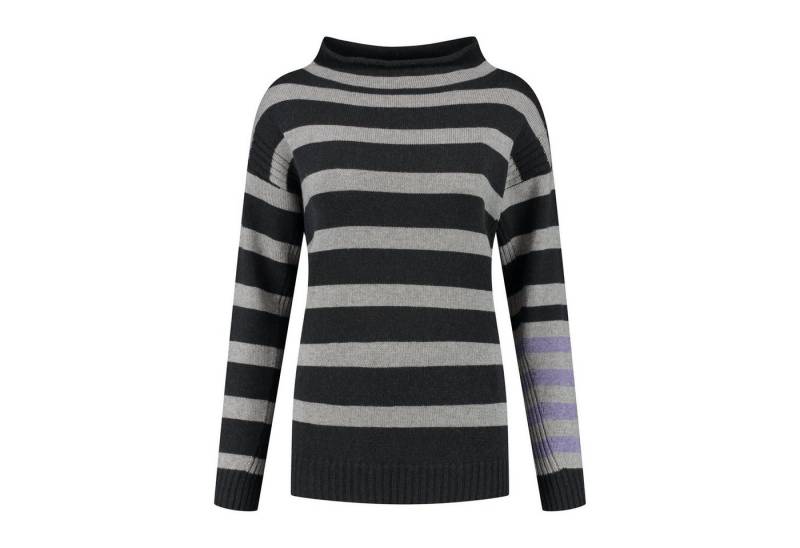 Blue Loop Wollpullover Blue Loop Damen Woolcel Weekend Stripe Sweater von Blue Loop