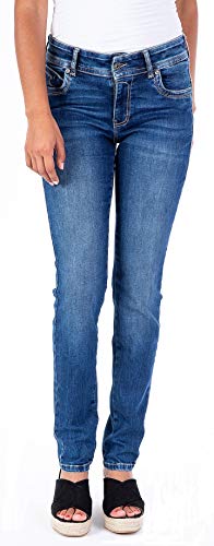 Blue Monkey Jeans, Laura, Slim, Midblue (W27/L32) von Blue Monkey Jeans