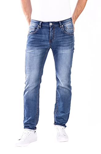 Blue Monkey Jeans Freddy Jog-Denim Turn up Slim Leichte Ware von Blue Monkey Jeans