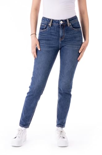 Blue Monkey Jeans Hannah 30653 Mom Fit Cropped (DE/NL/SE/PL, Bundweite & Schrittlänge, 29, 28) von Blue Monkey Jeans