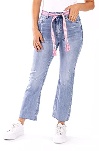 Blue Monkey Jeans Mimi Mini Flare Cropped Länge von Blue Monkey Jeans