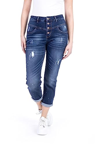 Blue Monkey Jeans River 11033 Highwaist Button Fly von Blue Monkey Jeans