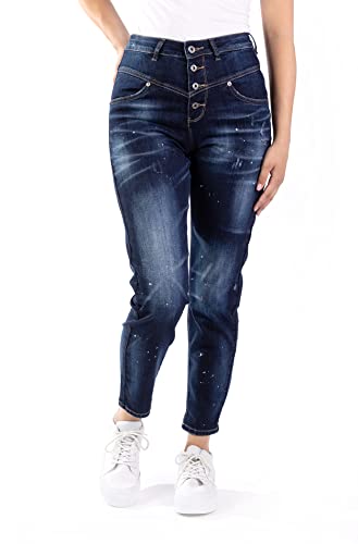 Blue Monkey Jeans River Highwaist Cropped Länge von Blue Monkey Jeans