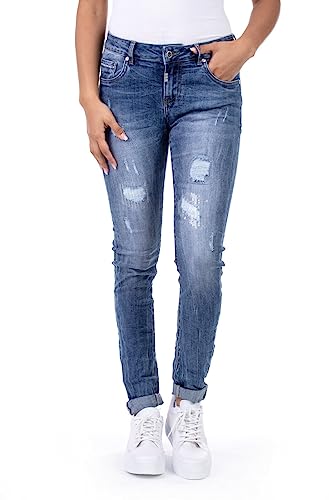 Blue Monkey Jeans Vivi 10915 Skinny Form Special Destroyed (W26/L32) von Blue Monkey Jeans