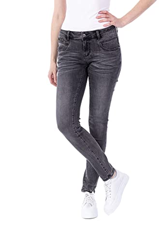 Blue Monkey Jeans Zoe 11096 Skinny Zipper Detail Grey von Blue Monkey Jeans