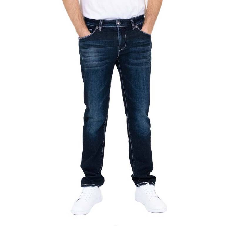 Blue Monkey 5-Pocket-Jeans 57Gordan - darkblue denim von Blue Monkey