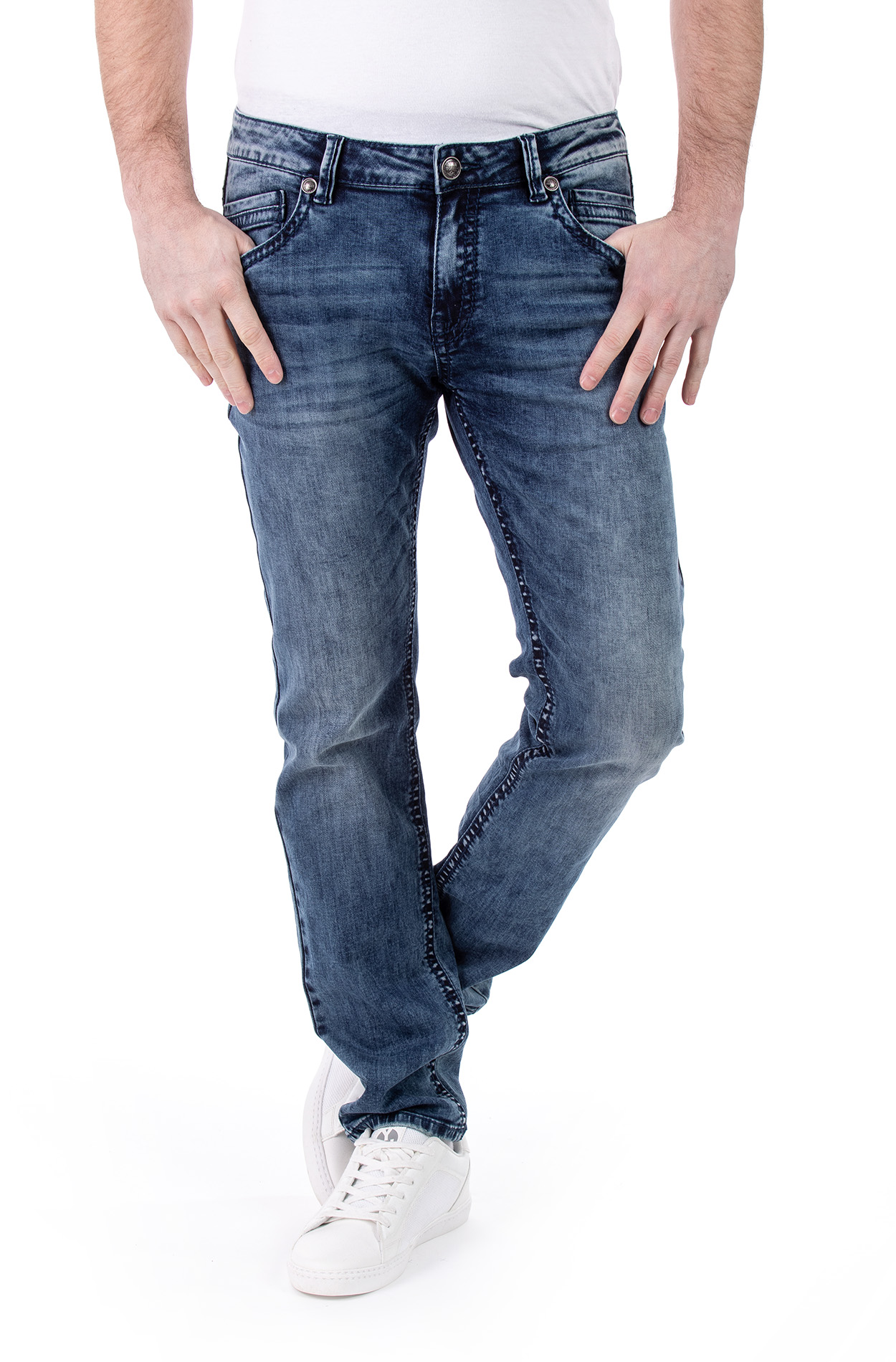 Blue Monkey Jeans Freddy 4587 Slim Fit mid blue von Blue Monkey