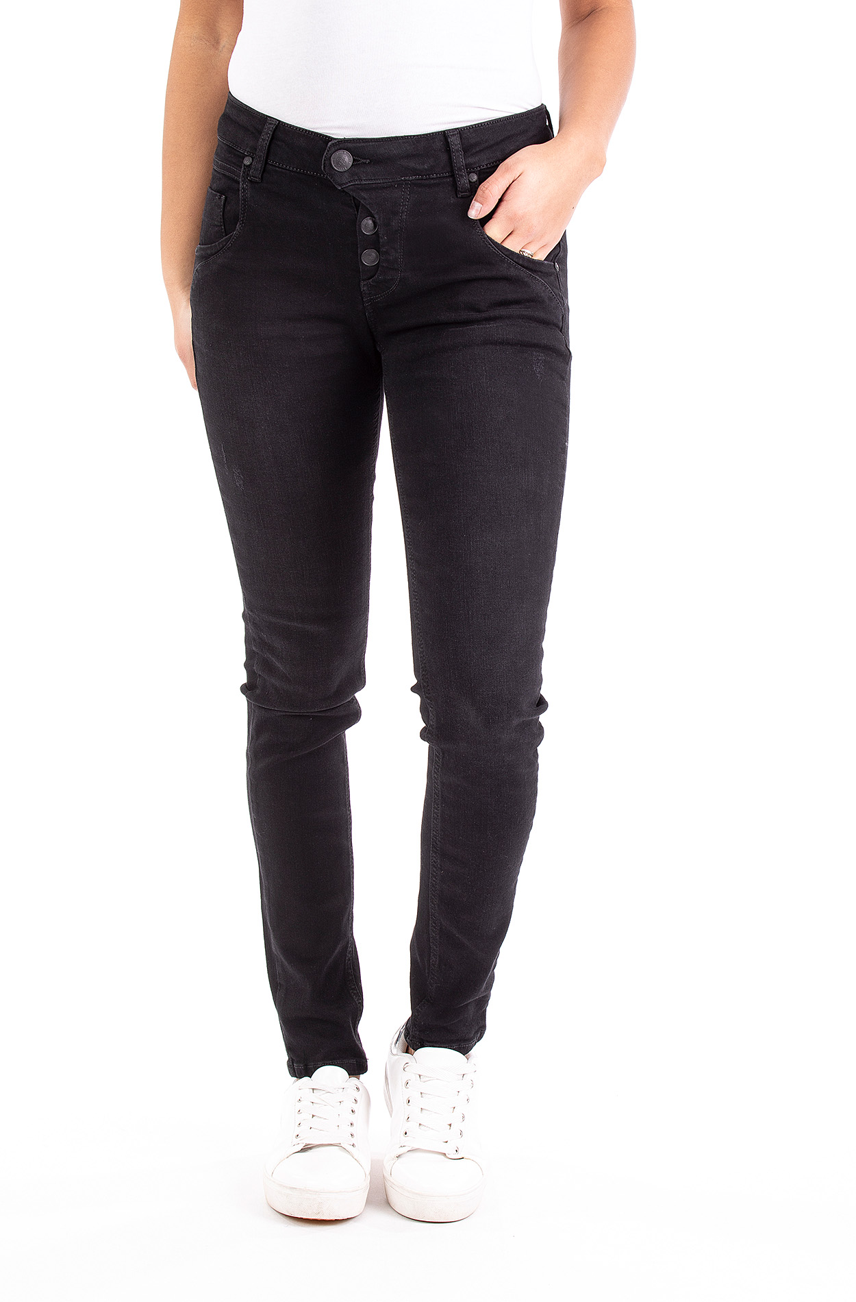 Blue Monkey Jeans Manie 3581 Skinny Fit black von Blue Monkey