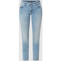 Blue Monkey Slim Fit Jeans mit Stretch-Anteil Modell 'Laura' in Hellblau, Größe 25/30 von Blue Monkey