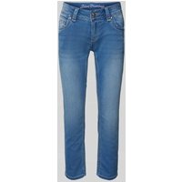 Blue Monkey Slim Fit Jeans mit verkürztem Schnitt Modell 'CHARLOTTE' in Blau, Größe 29 von Blue Monkey