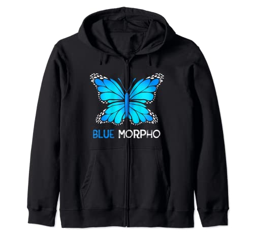 Blauer Morpho Schmetterling für Damen Kapuzenjacke Blauer Morpho Schmetterling für Damen Kapuzenjacke von Blue Morpho Butterfly Gifts For Entomologist