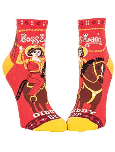 Blue Q Socken für Damen:"I Identify As A Badass" von Blue Q