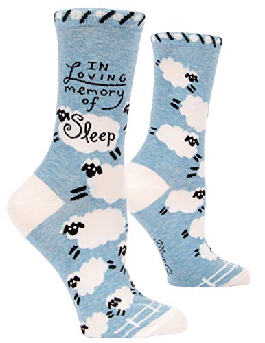 Socken „In Loving Memory of Sleep Crew“ von Blue Q