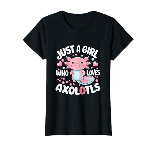 Nur ein Mädchen, das Axolotls liebt Axolotl T-Shirt von Blue Sailor Gifts