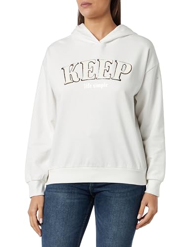 BLUE SEVEN Damen Kapuzenpullover, Offwhite Orig, 36 von Blue Seven