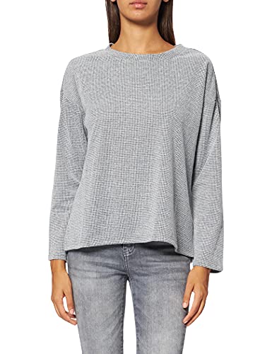 BLUE SEVEN Damen Langarmshirt Feeling Good Sweatshirt, Nebel Orig, 46 von Blue Seven