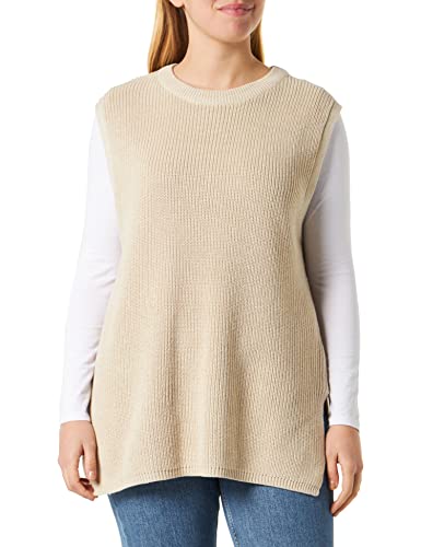 BLUE SEVEN Damen Pullunder, Kiesel Orig, 38 von Blue Seven