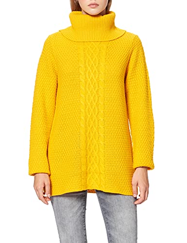 BLUE SEVEN Damen Rollkragenpullover Chicago Lights Pullover, DOTTER, 42 von Blue Seven