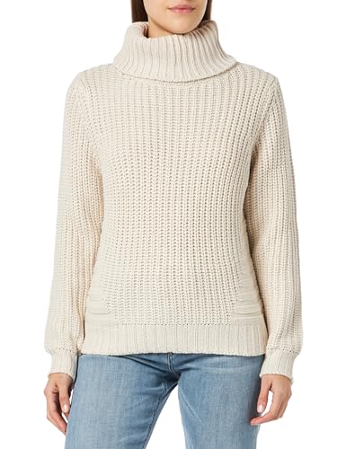 BLUE SEVEN Damen Rollkragenpullover Pullover, Kiesel, 42 von Blue Seven