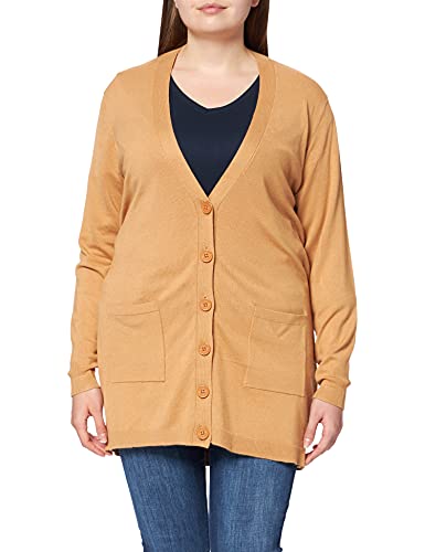 BLUE SEVEN Damen Winter Nights Strickjacke, Camel Orig, 40 von Blue Seven