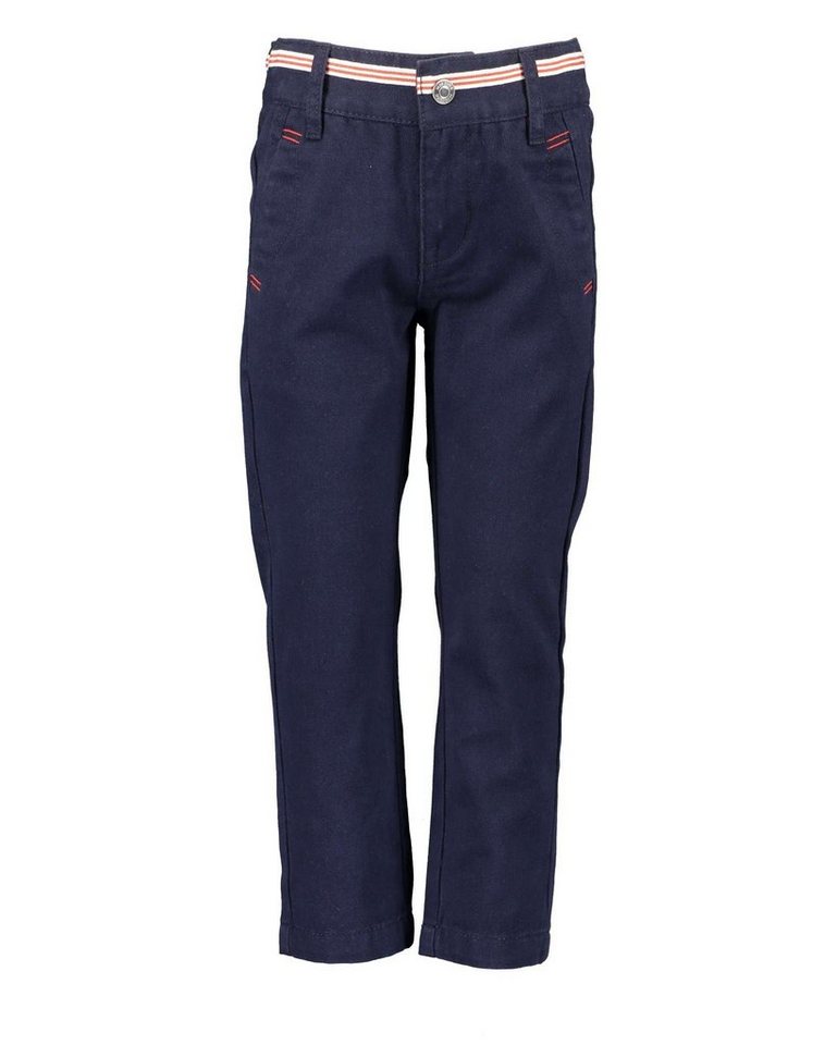 Blue Seven 5-Pocket-Jeans Blue Seven Jungen Hose Festmode marine blau rote Details (1-tlg) von Blue Seven