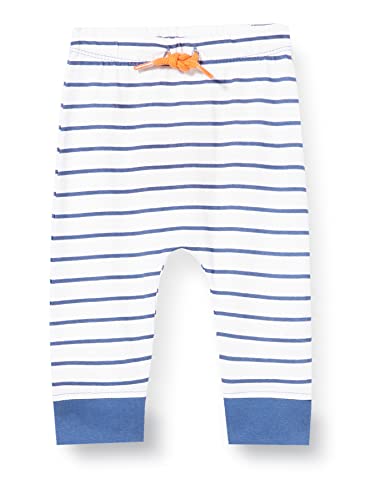 BLUE SEVEN Baby-Jungen Newborn Knaben Wirkhose Hose, 001 Weiss AOP Orig, 6-9 Months von Blue Seven