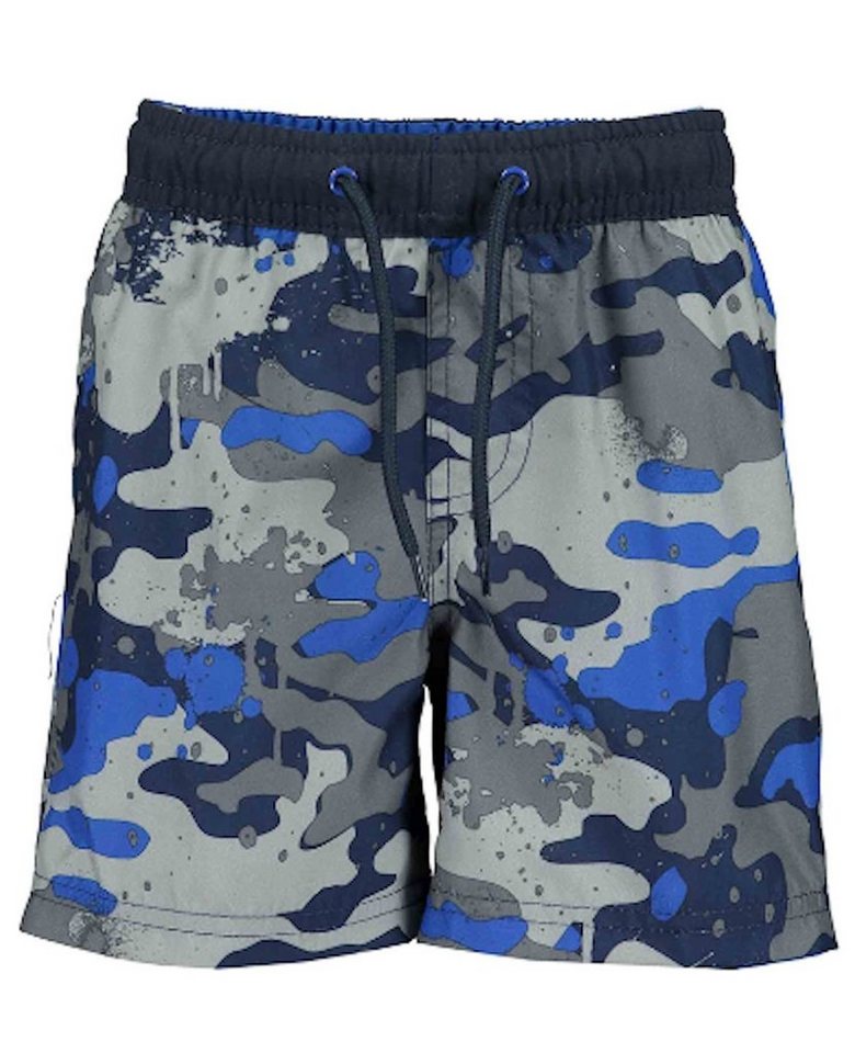 Blue Seven Badeshorts Blue Seven Boardshorts Badehose Beach Bermuda ocean camouflage blau von Blue Seven