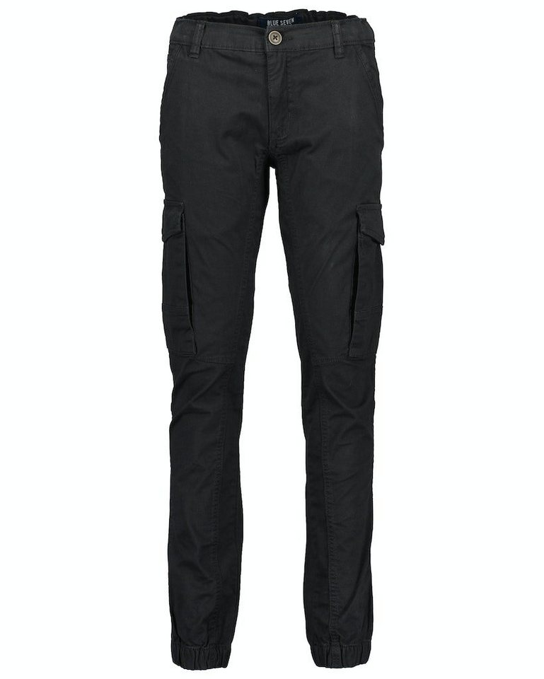 Blue Seven Cargohose Blue seven Jungen Twill Cargo Hose schwarz (1-tlg) von Blue Seven