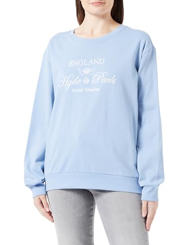 BLUE SEVEN Damen Sweatshirt, Mittelblau Orig, 42 von Blue Seven