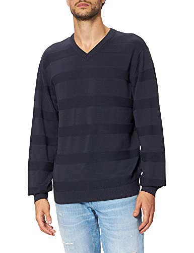 BLUE SEVEN Herren Winter Classics Pullover, Nachtblau, M von Blue Seven