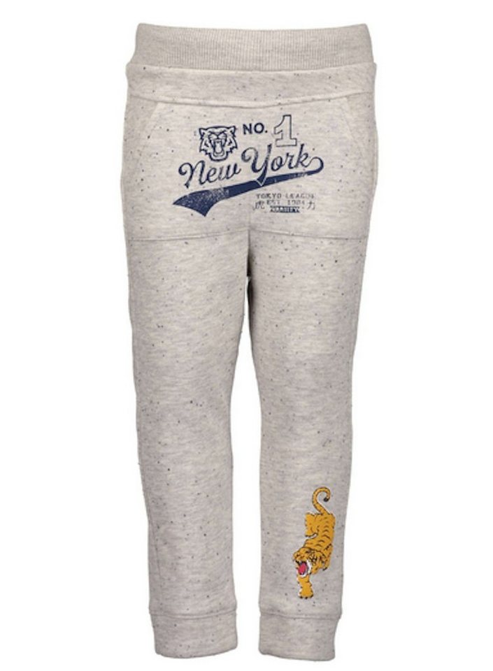 Blue Seven Jogginghose Blue Seven Jungen Jogginghose Freizeithose Sweathose Tiger fog melange (1-tlg., kein Set) von Blue Seven